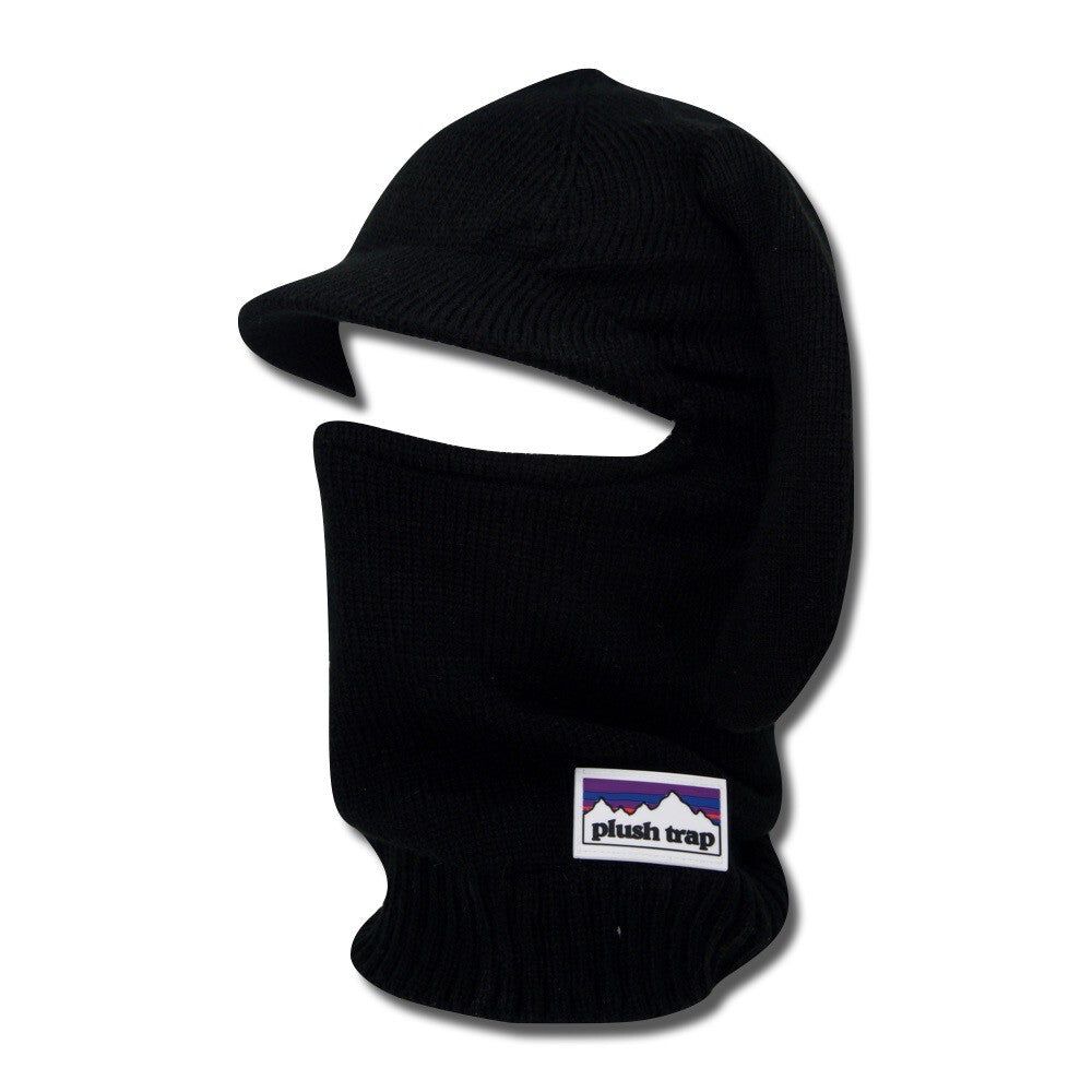 Black Brim 1-Hole Balaclava | Sleek and Functional Winter Accessory