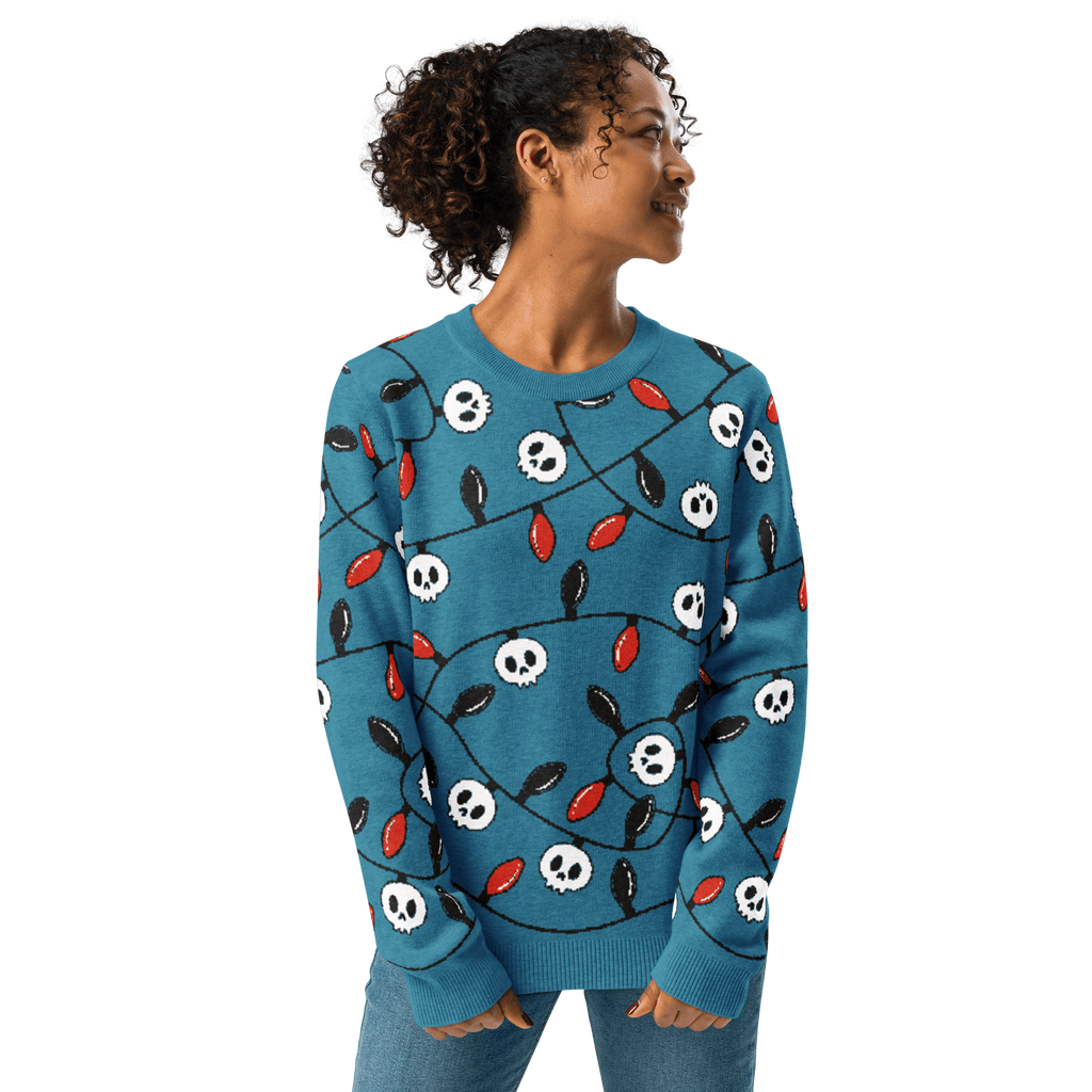 Boney & Bright Blue Knit Sweater