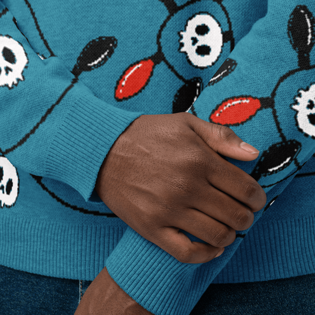 Boney & Bright Blue Knit Sweater