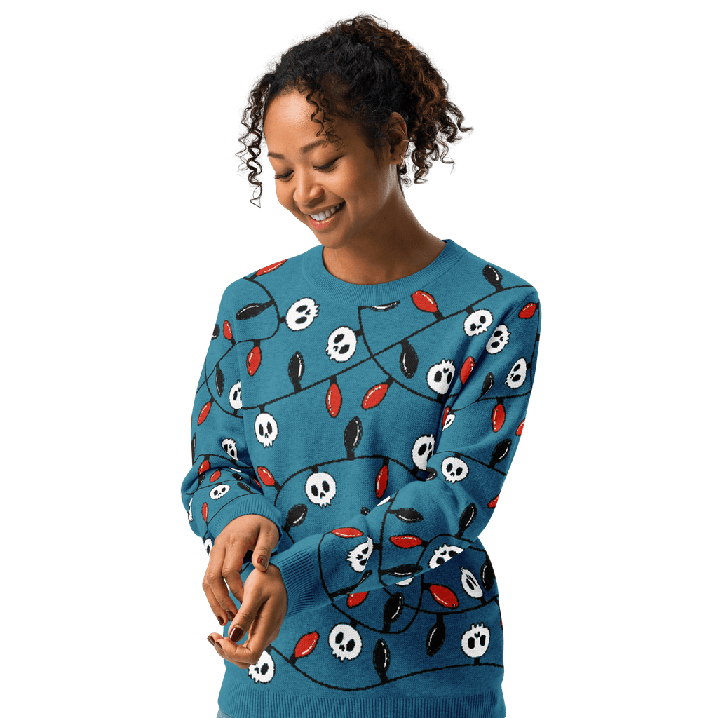 Boney & Bright Blue Knit Sweater