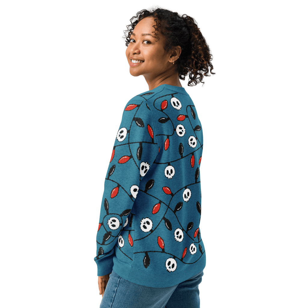 Boney & Bright Blue Knit Sweater