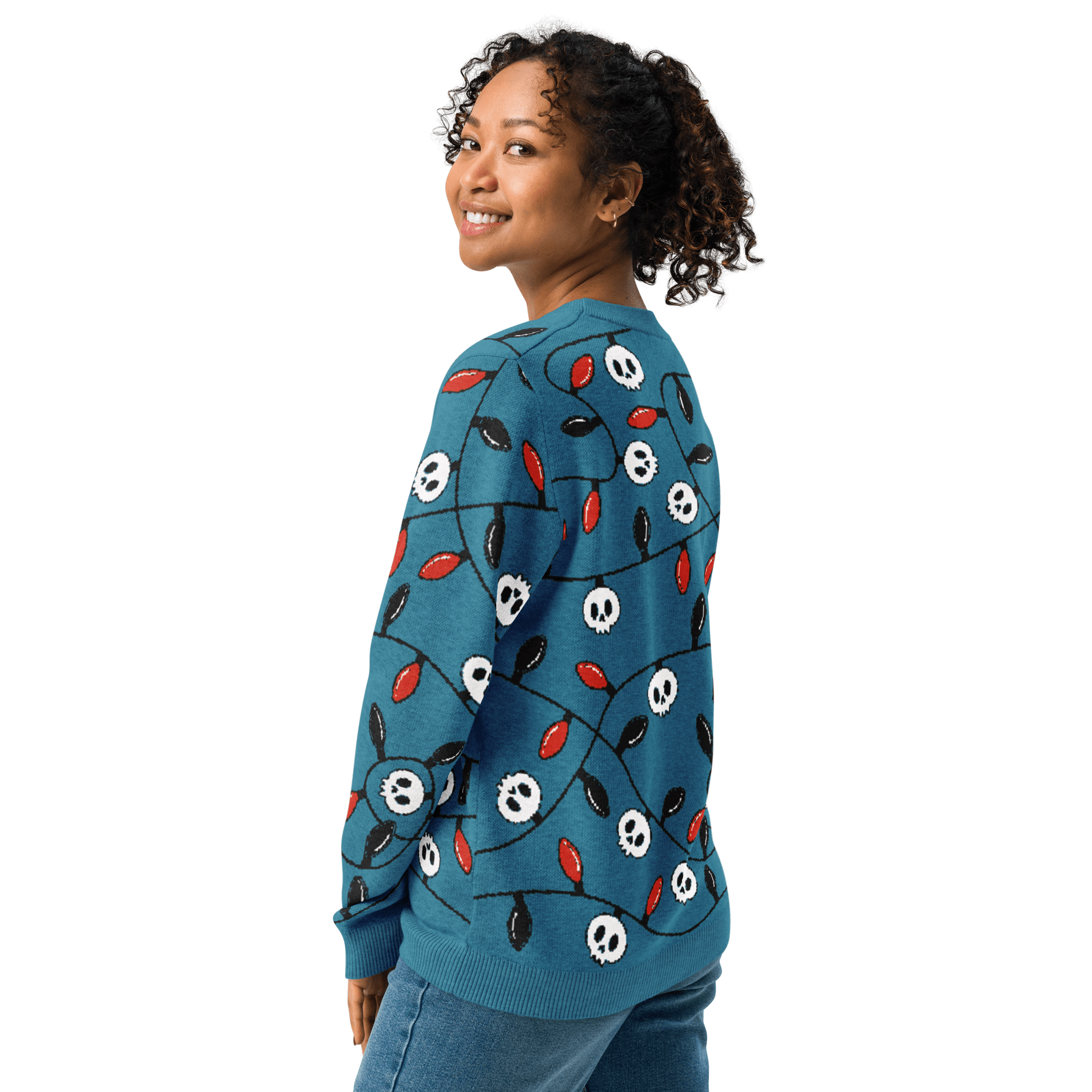 Boney & Bright Blue Knit Sweater