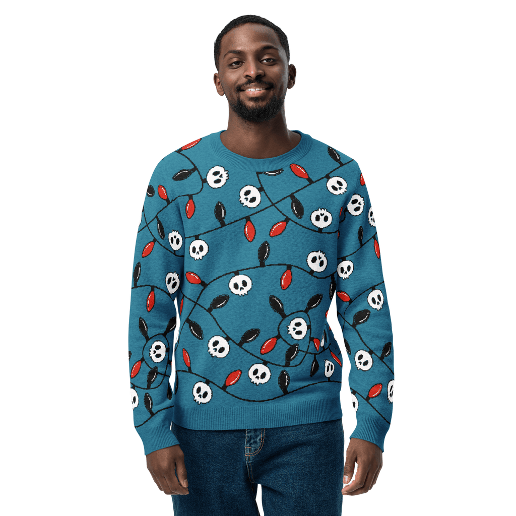 Boney & Bright Blue Knit Sweater