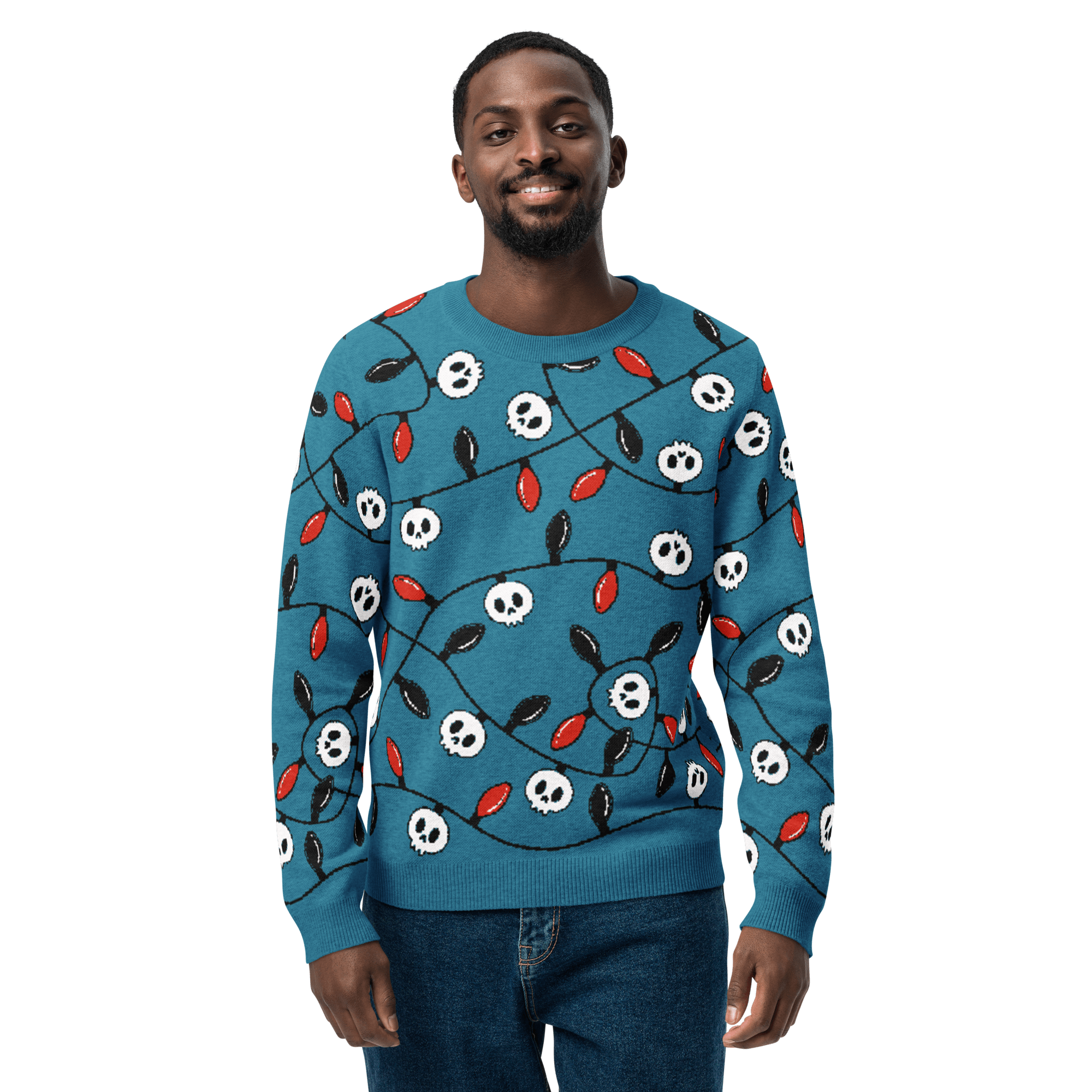 Boney & Bright Blue Knit Sweater