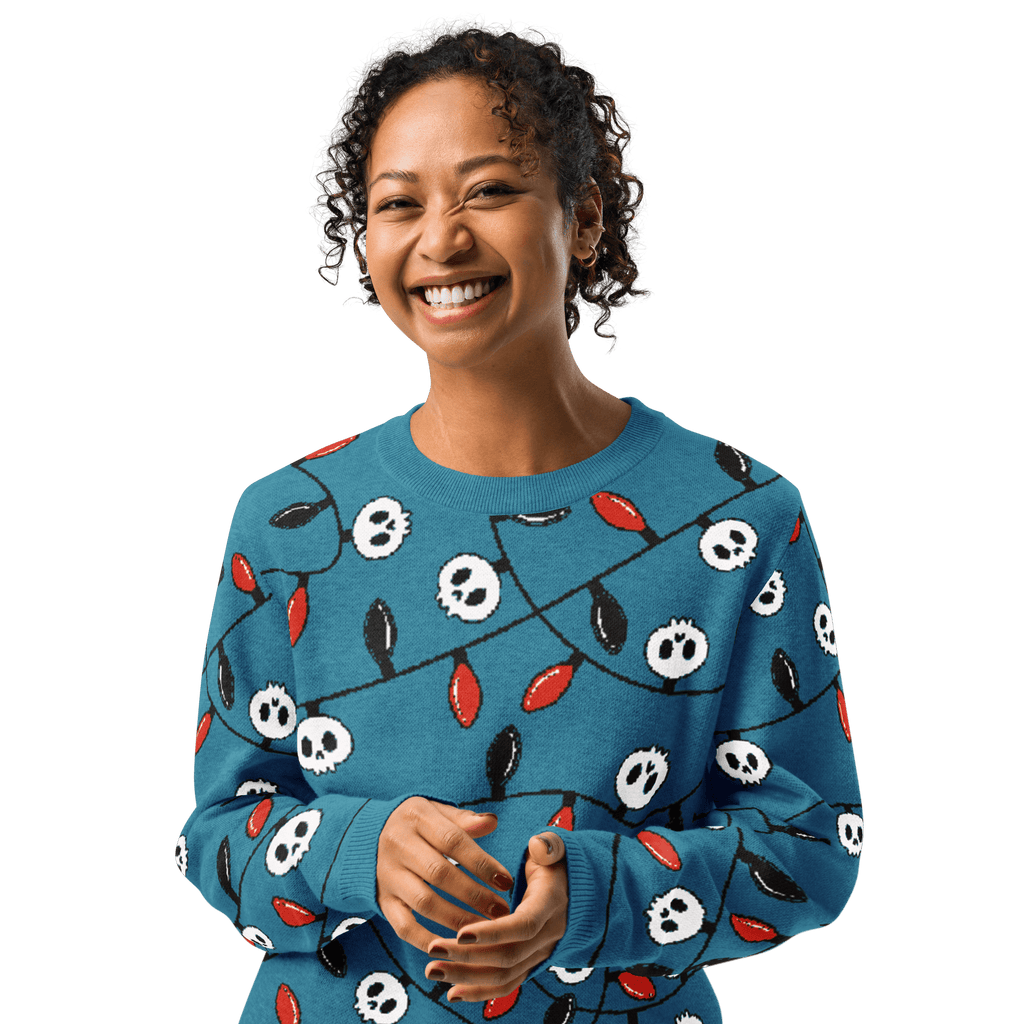 Boney & Bright Blue Knit Sweater